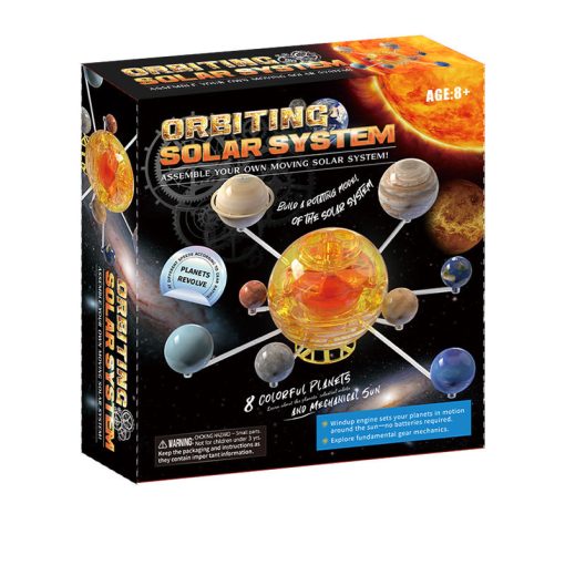 High-Quality Rotating Solar System Model – DIY Planets STEM Science Educational Toy for Kids - Image 2