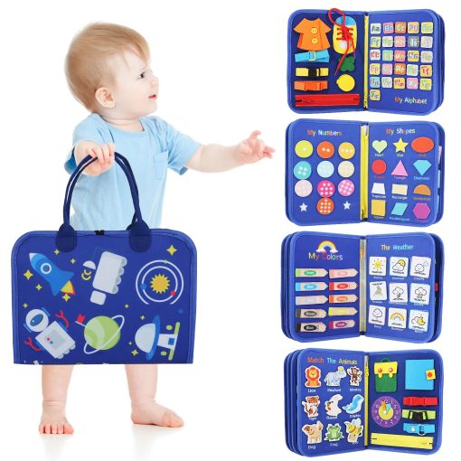 Ultimate Felt Busy Board – Montessori Sensory Learning Toy - Image 6