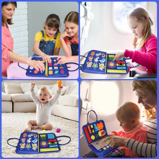 Ultimate Felt Busy Board – Montessori Sensory Learning Toy - Image 9