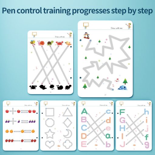 Reusable Handwriting Workbook – Cognitive Learning & Brain Development Tool for Kids - Image 4