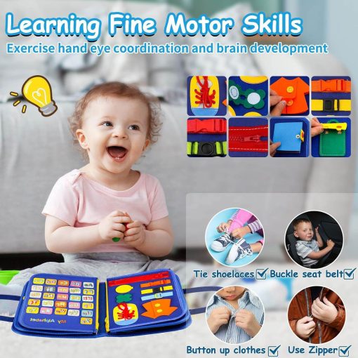 Ultimate Felt Busy Board – Montessori Sensory Learning Toy - Image 2