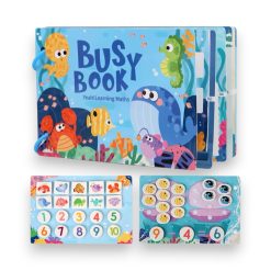 Montessori 3D Felt Busy Book – Sensory Matching & Learning Puzzle Game for Kids - Learning Math