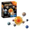 High-Quality Rotating Solar System Model – DIY Planets STEM Science Educational Toy for Kids