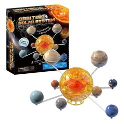 High-Quality Rotating Solar System Model – DIY Planets STEM Science Educational Toy for Kids