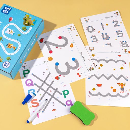Reusable Handwriting Workbook – Cognitive Learning & Brain Development Tool for Kids - Image 5