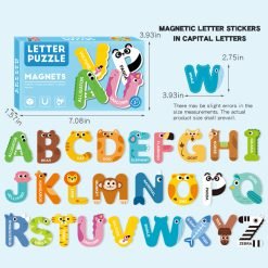 Magnetic Cognitive Puzzle Set for Kids – Learning Toy (3+ Years) - Letter - Upper Case