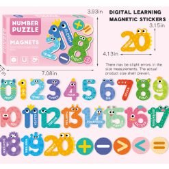 Magnetic Cognitive Puzzle Set for Kids – Learning Toy (3+ Years) - Number