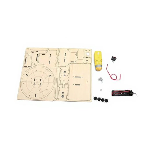Wooden Electric Radar Kit – DIY STEM Science Experiment Toy for Kids - Image 6