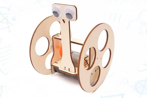 STEM Robot Car Kit – DIY Wooden Self-Balancing Fun Car - Image 4