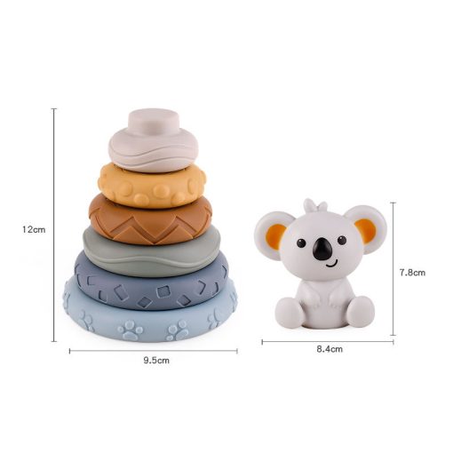 Stacked Circle Baby Stacking Toy – Montessori Cognitive Rings for Kids - Image 5