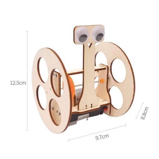 STEM Robot Car Kit – DIY Wooden Self-Balancing Fun Car - Image 5
