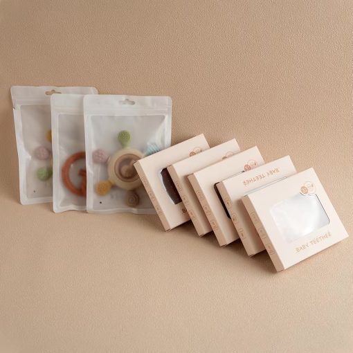 Silicone Wooden Baby Teether – Safe & Eco-Friendly Toy - Image 5
