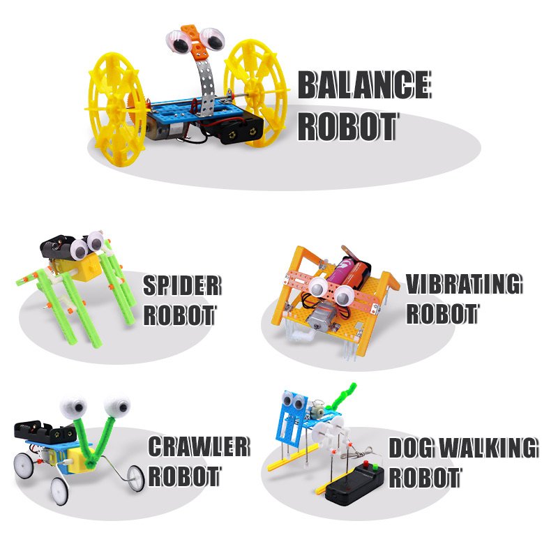 10-in-1 Robot STEM Kit – Magical Physics Science Toy for Kids - Image 4