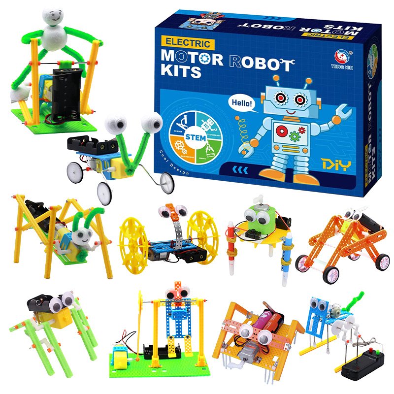 10-in-1 Robot STEM Kit – Magical Physics Science Toy for Kids
