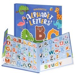 Magnetic Alphabet Learning Book – Preschool English Letters Toy