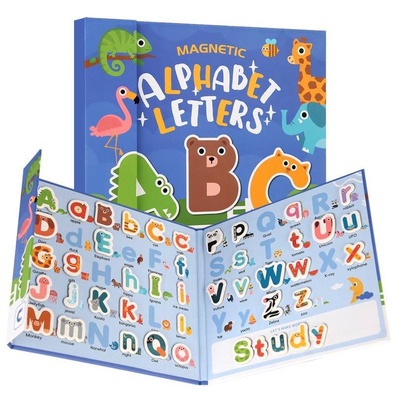 Magnetic Alphabet Learning Book – Preschool English Letters Toy
