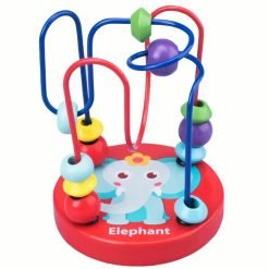 Bead Maze Counting Toy – Montessori Wooden Learning Toy for Kids