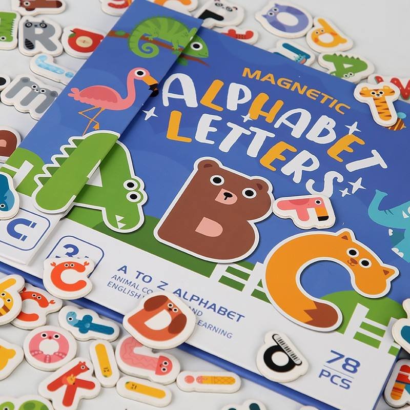 Magnetic Alphabet Learning Book – Preschool English Letters Toy - Image 3