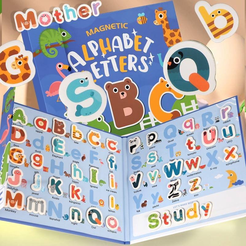 Magnetic Alphabet Learning Book – Preschool English Letters Toy - Image 2