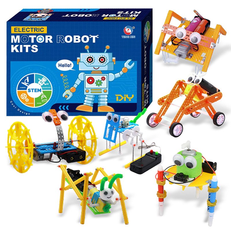 6-in-1 Robot STEM Kit – Physics & Engineering Science Toy for Kids - Image 2