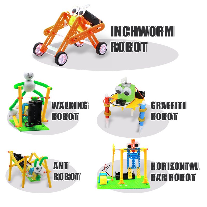 10-in-1 Robot STEM Kit – Magical Physics Science Toy for Kids - Image 3