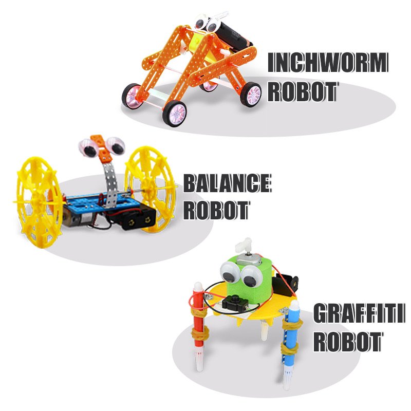 6-in-1 Robot STEM Kit – Physics & Engineering Science Toy for Kids - Image 3