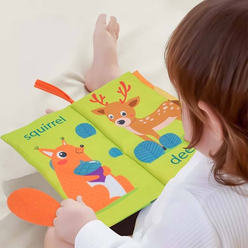 Soft Baby Cloth Book (8.5"X5")– Early Learning Sensory Toy for 0–12 Months - Image 4