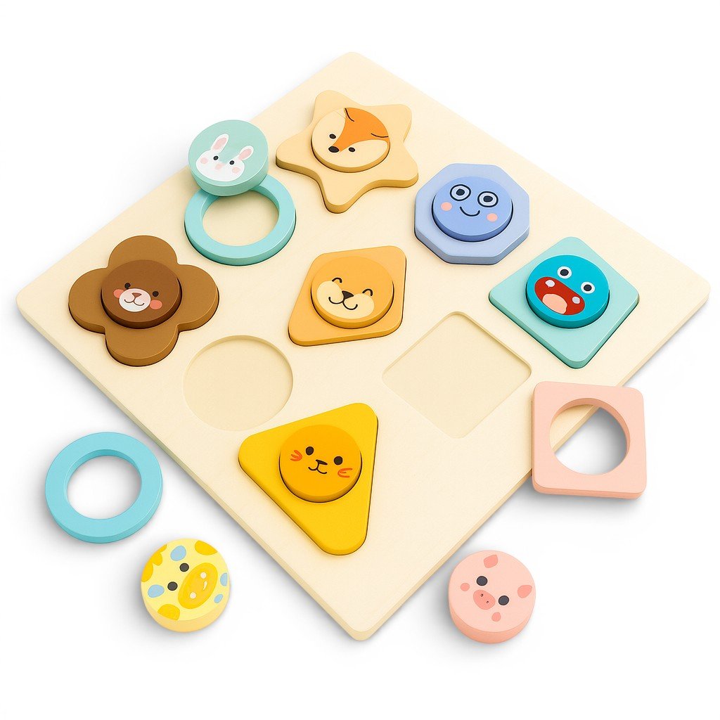 Montessori Animal Face Puzzle