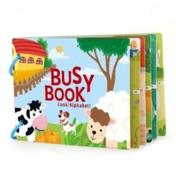 Farm Alphabet Busy Book – Montessori ABC Learning Quiet Book