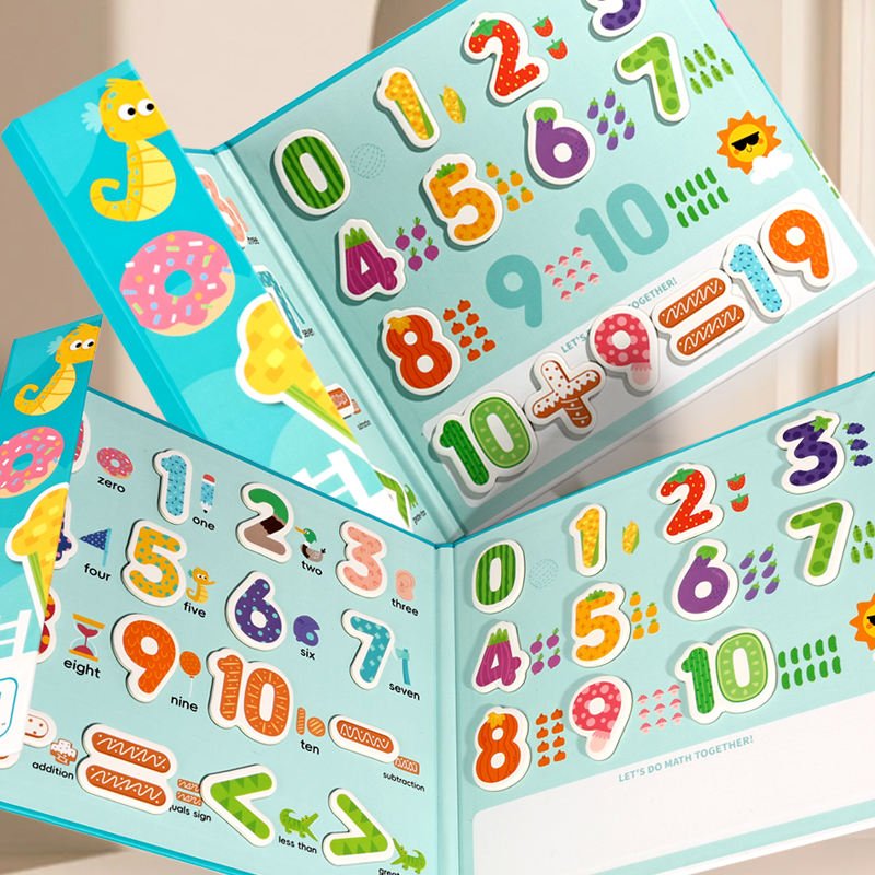 Magnetic Number Learning Book – Montessori Math Toy for Kids - Image 4