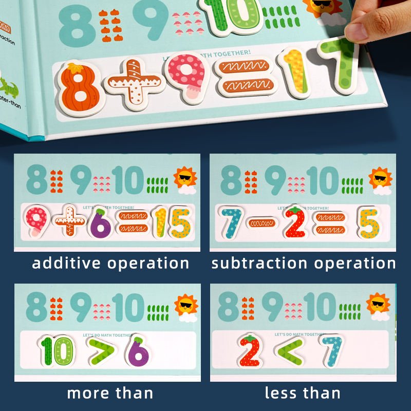Magnetic Number Learning Book – Montessori Math Toy for Kids - Image 5