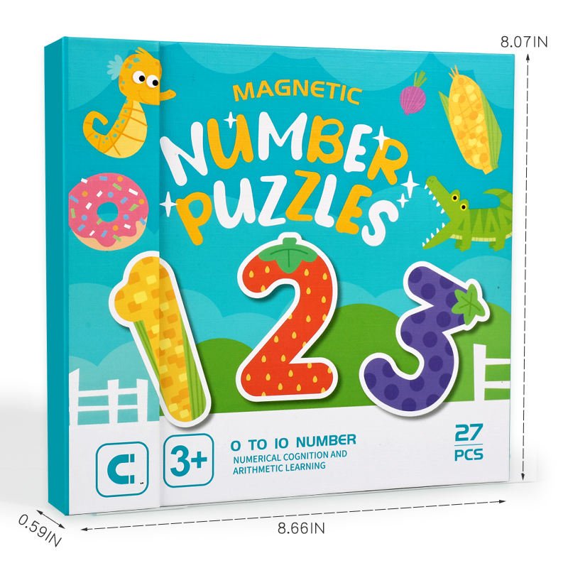 Magnetic Number Learning Book – Montessori Math Toy for Kids - Image 6