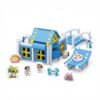 Little Builder Beach Cabin Wooden Block Set (2–6Y)