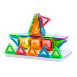 Magnetic Tiles Travel Set (26 PCS) STEM Building Toy for Kids