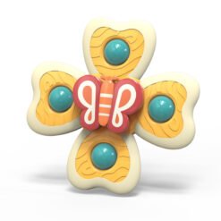 Soothing Sensory Suction Spinner Toy  for Toddlers - Butterfly (4 Arm)