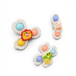 Baby Suction Cup Spinner Toy Set for Infants & Toddlers (3 PCS)