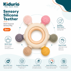 Kidurio Sensory Silicone Teether