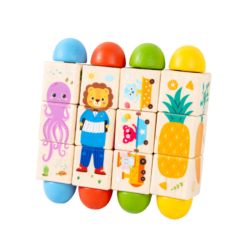 Twist & Discover Wooden Puzzle Cubes for Kids (2Y+)