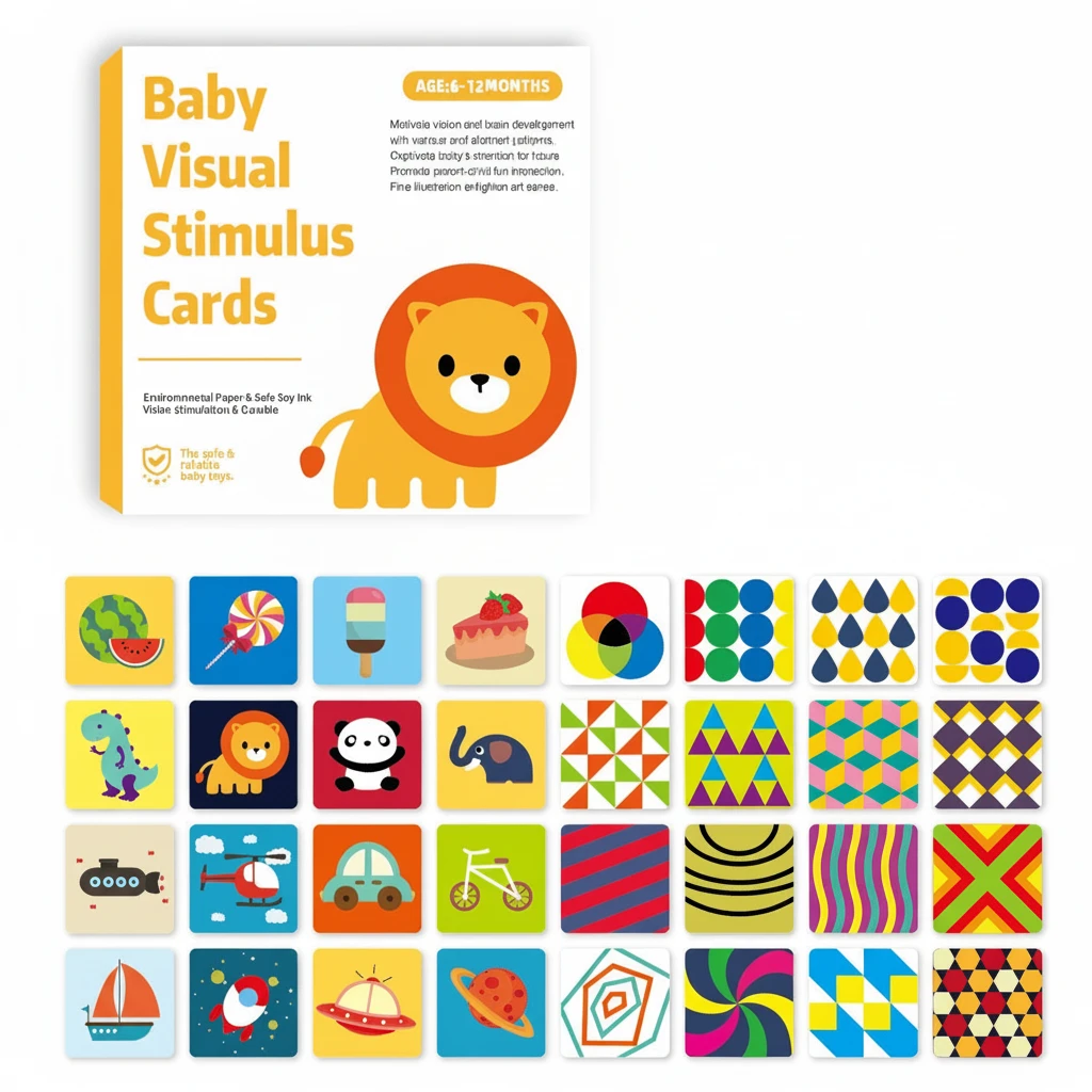 Baby High-Contrast Visual Stimulation Cards (0–36M) - Image 5