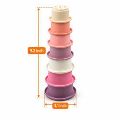 Soft Silicone Stacking Cups with Shapes (6M+) - Image 5